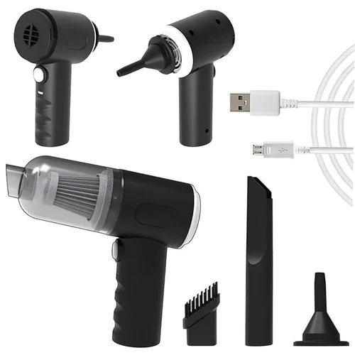 3 in 1 Car Vacuum Cleaner From Car, Home, Computer, Cordless Rechargeable Cleaner